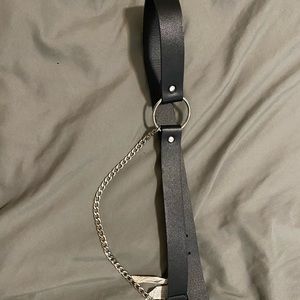 Black belt with chain
